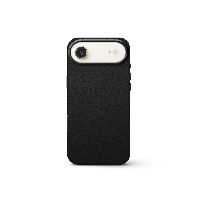 iPhone Case 17 - Full-Grain Leather - Black