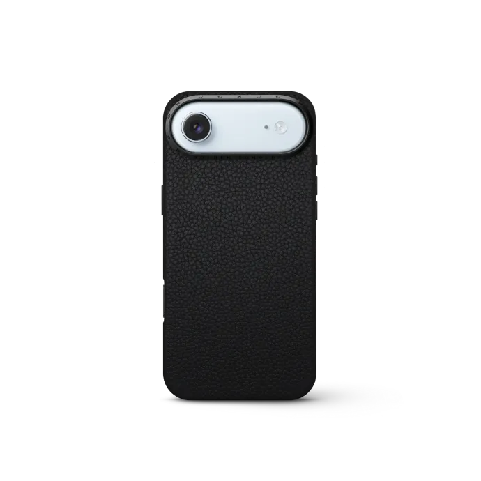 iPhone Case 17 - Full-Grain Leather - Black
