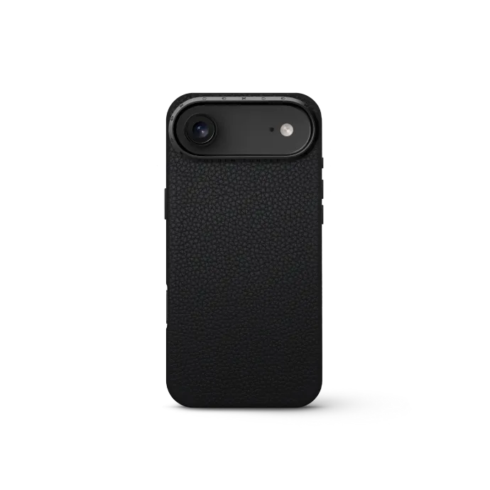 iPhone Case 17 - Full-Grain Leather - Black