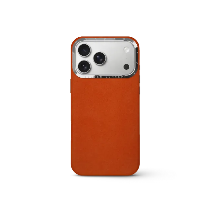iPhone Case 17 - Alcantara - Orange
