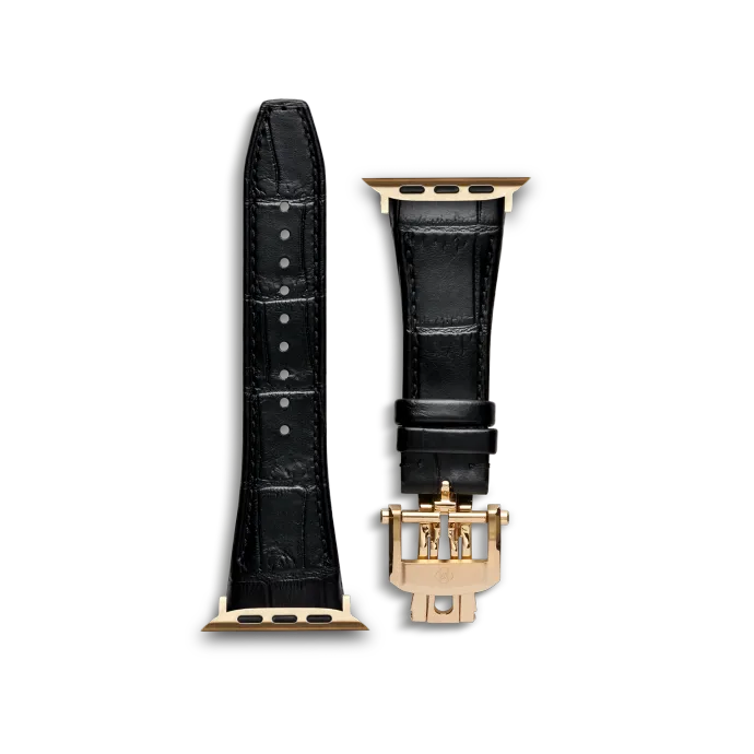 Apple Watch Strap / Leather - Black