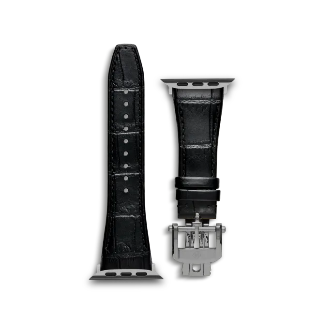 Apple Watch Strap / Leather - Black