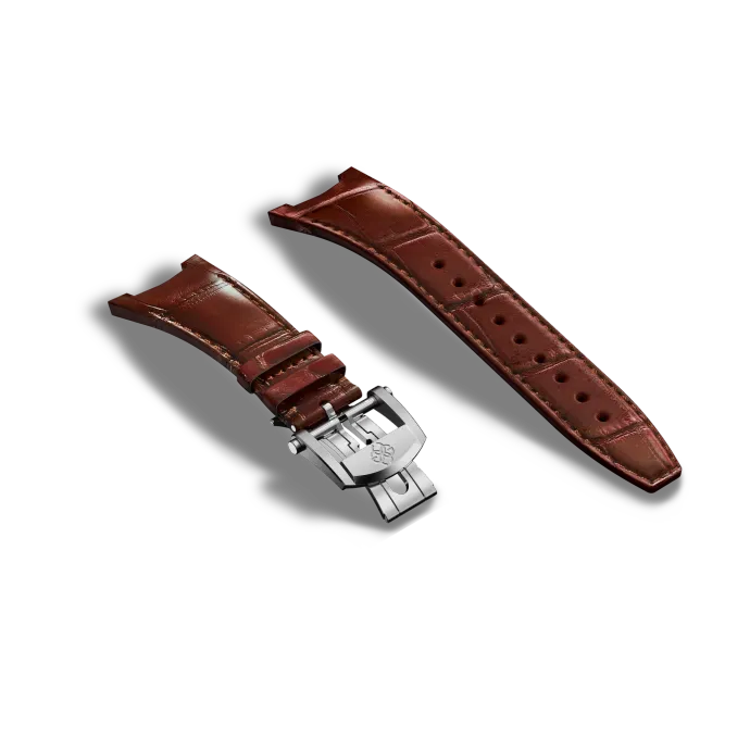 Automatic Watch Strap / Alligator - Brown