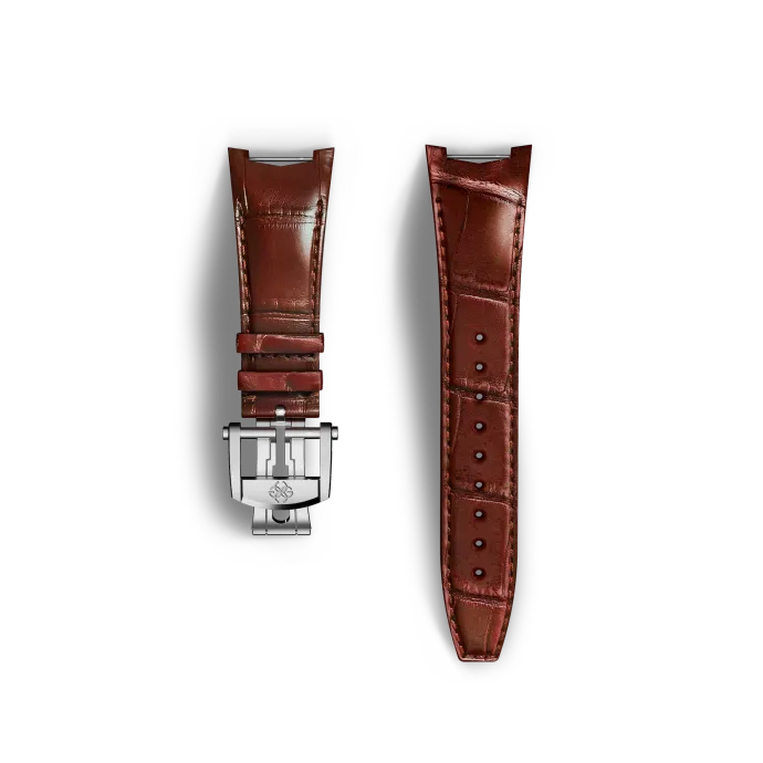 Automatic Watch Strap / Alligator - Brown