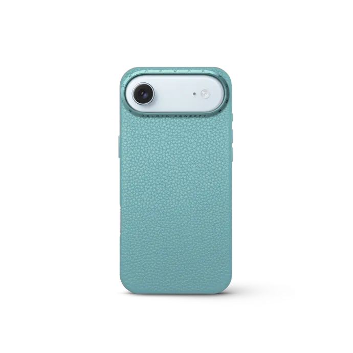 iPhone Case 17 - Full-Grain Leather - Sky