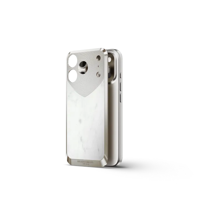 iPhone Case / RST17 - Magnetic Shield Marble Edition - Bianca Carrara