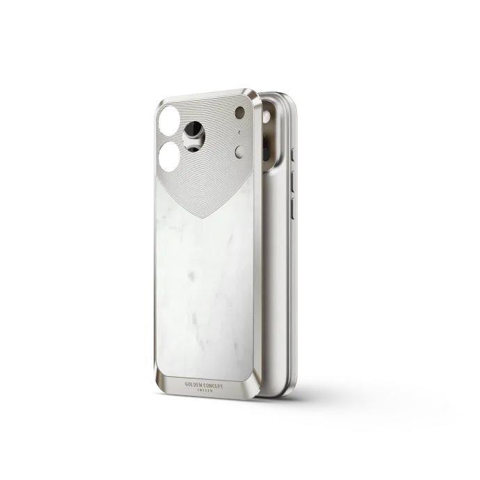 iPhone Case / RST17 - Magnetic Shield Marble Edition - Bianca Carrara