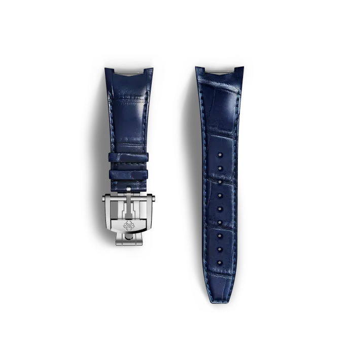 Automatic Watch Strap / Alligator - Blue