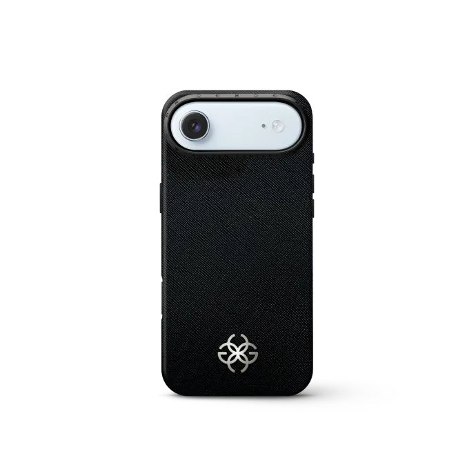 iPhone Case 17 - Saffiano Leather Logo