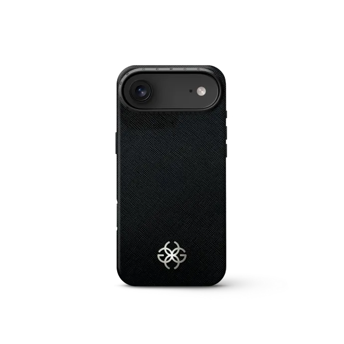 iPhone Case 17 - Saffiano Leather Logo
