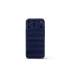 iPhone Case 17 / Magnetic Shield - Croco Embossed - Midnight Blue