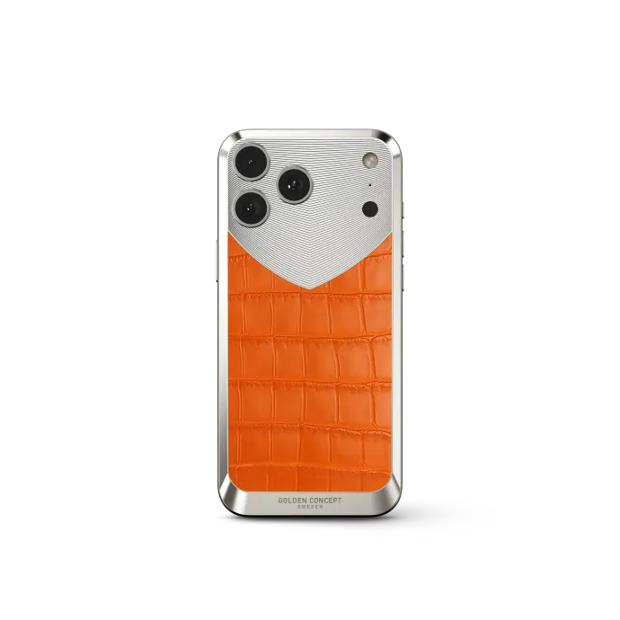 iPhone Case / RST17 - Magnetic Shield Alligator Edition - Matte Orange