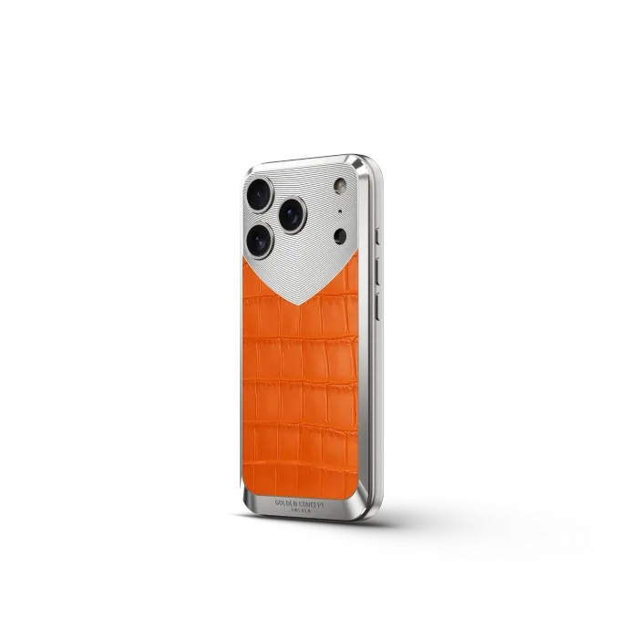 iPhone Case / RST17 - Magnetic Shield Alligator Edition - Matte Orange
