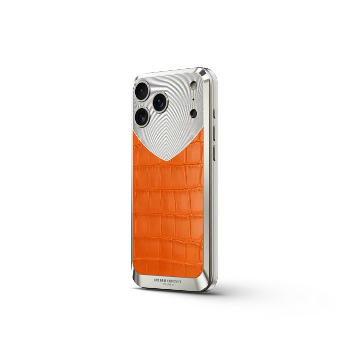 iPhone Case / RST17 - Magnetic Shield Alligator Edition - Matte Orange