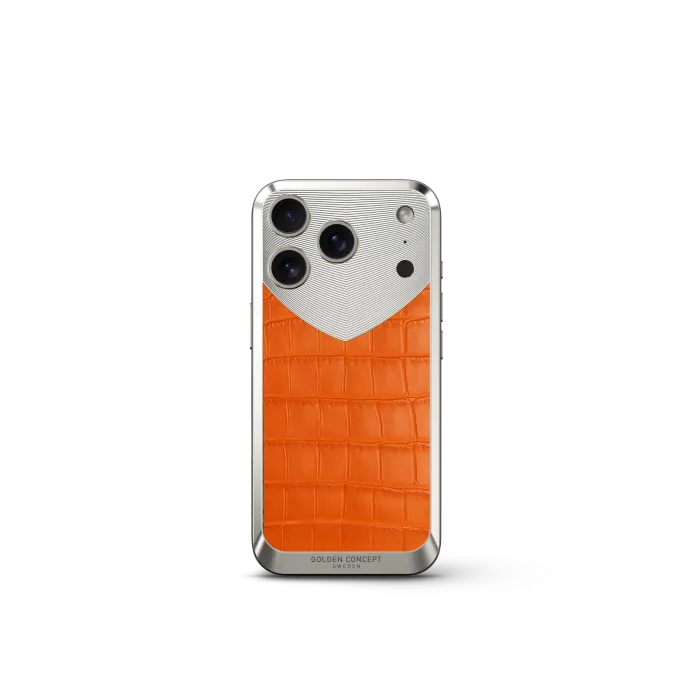 iPhone Case / RST17 - Magnetic Shield Alligator Edition - Matte Orange