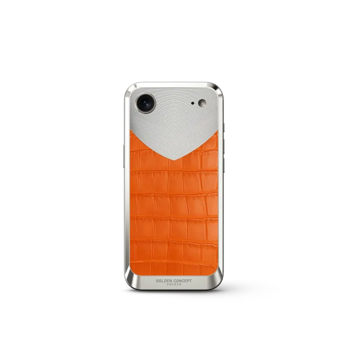 iPhone Case / RST17 - Magnetic Shield Alligator Edition - Matte Orange