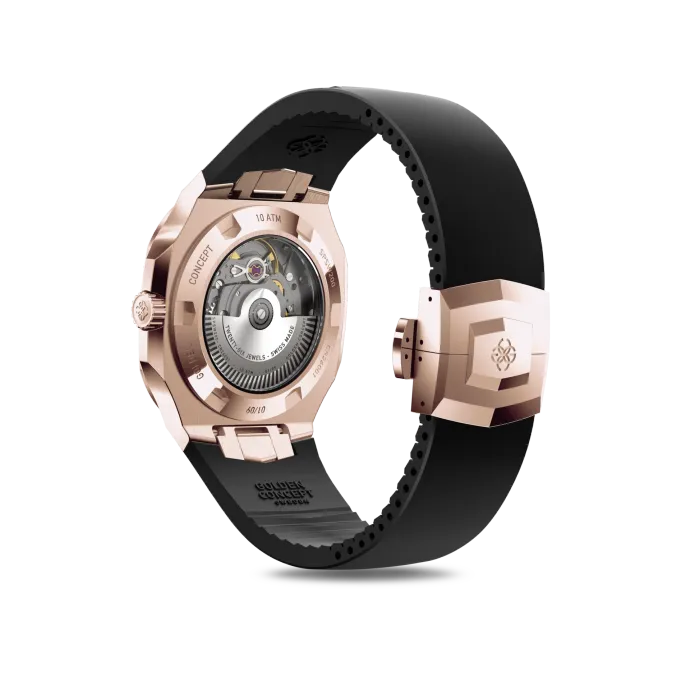Automatic Watch Royal Sport - Rose Gold Carbon