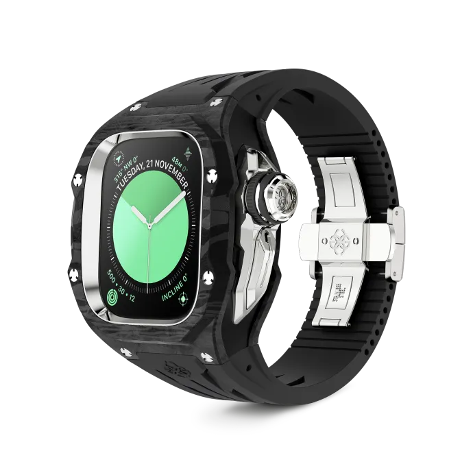 Apple Watch Case / RSCIII49 - Silver Carbon