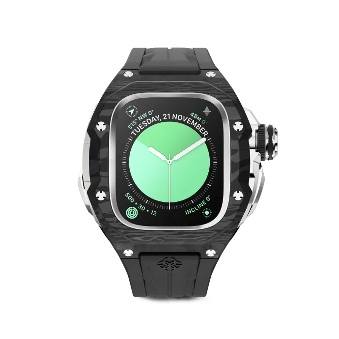 Apple Watch Case / RSCIII49 - Silver Carbon