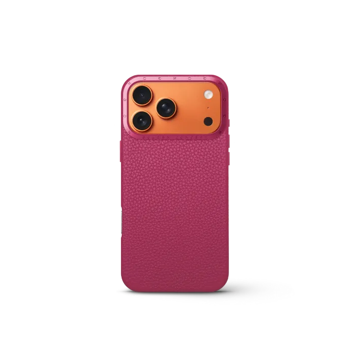 iPhone Case 17 - Full-Grain Leather - Orchidea