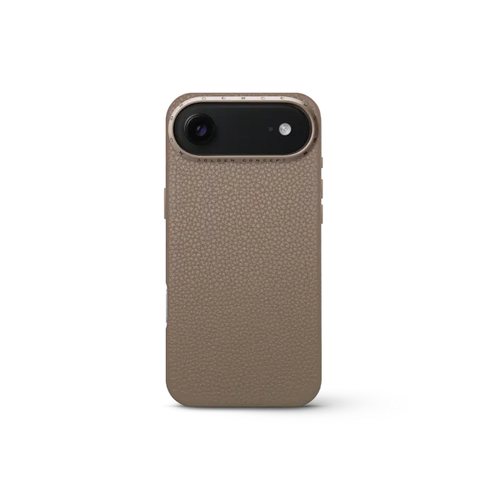 iPhone Case 17 - Full-Grain Leather - Sand