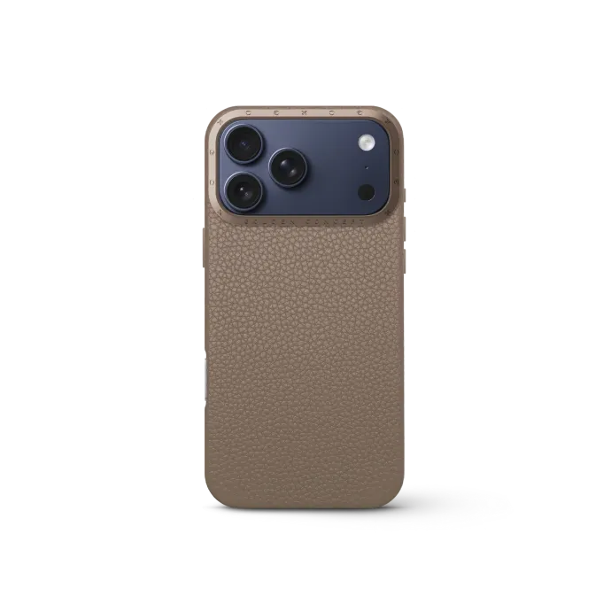 iPhone Case 17 - Full-Grain Leather - Sand