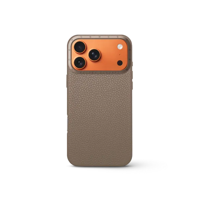 iPhone Case 17 - Full-Grain Leather - Sand