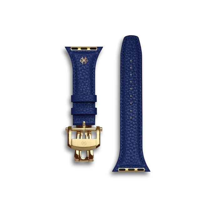 Apple Watch Strap / Full-Grain Leather - Deep Blue
